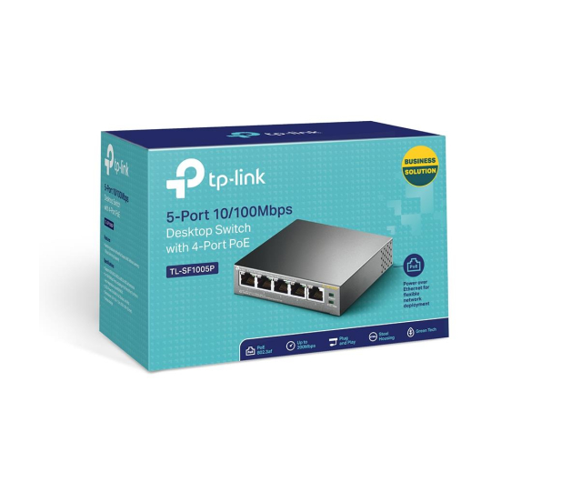 TP-LINK SF1005P 5 x FE (4x PoE) TL-SF1005P - 412466 - zdjęcie 5